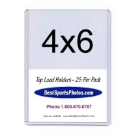 4x6 Post Card Top Load Holder - Pack of 25