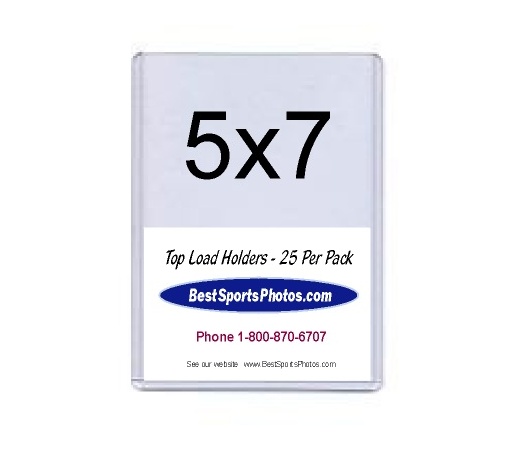 5x7 Photos Top Load Holder - Pack of 25